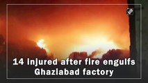 14 injured after fire engulfs Ghaziabad factory