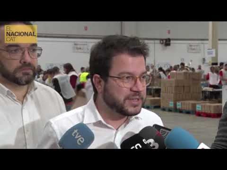 Pere Aragonès diu que espera que els pressupostos generals s'aprovin aviat