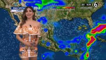 El Pronóstico del tiempo con Pamela Longoria @pamelaalongoria #Mexico #Monterrey #Guadalajara #Shorts #PamelaLongoria