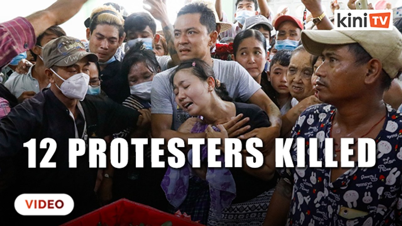 Myanmar junta accuses Suu Kyi of taking bribes, 12 protesters killed