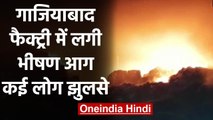 Ghaziabad Fire: साहिबाबाद में PPE Kit बनाने वाली फैक्ट्री में लगी आग, कई लोग झुलसे | वनइंडिया हिंदी