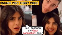 Priyanka Chopra Nick Jonas Oscars 2021 FUNNY Announcement Video