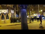 Els Mossos encapsulen els manifestants del tall de Gran Via amb Marina