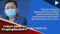 Sen. Bong Go, muling itinanggi ang usapin sa kanyang pagtakbo sa mas mataas na posisyon sa 2022 elections
