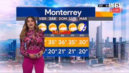 El Pronóstico del tiempo con Pamela Longoria @pamelaalongoria #Mexico #Monterrey #Guadalajara #Shorts #PamelaLongoria