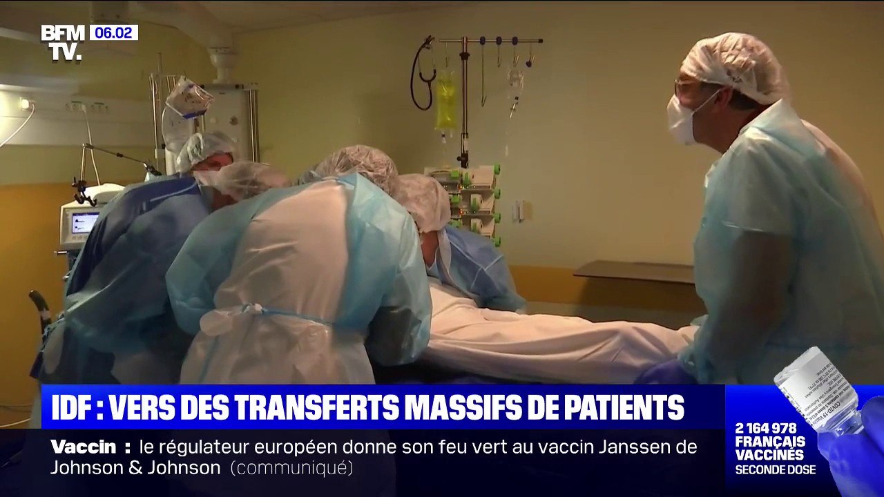 Des transferts de patients vont être organisés en Île-de-France pour désengorger les services de réanimation