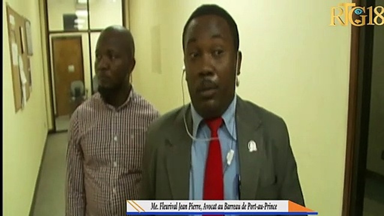 Mèt Fleurival Jean-Pierre, avoka nan bawo Pòtoprens plede an favè repriz aktivite nan tribinal yo.