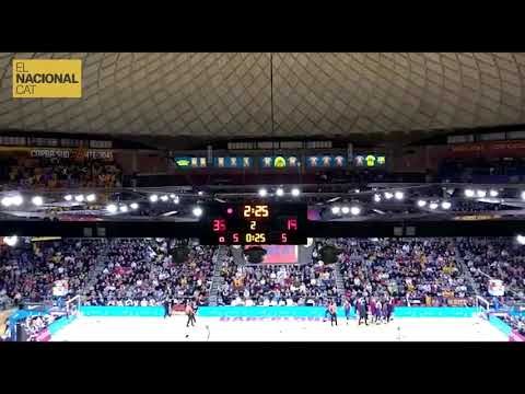 ELS SEGADORS esclaten al Palau Blaugrana en el BARÇA - MADRID