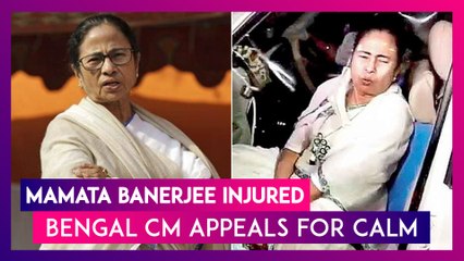 Mamata Banerjee Injured, West Bengal CM Appeals For Calm In A Video Message After Attack Charge