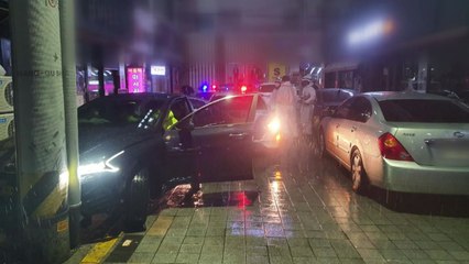 보행자 치고 달아나던 20대 음주 운전자 체포 / YTN