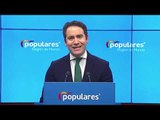 García Egea (PP) carrega contra Sánchez pel 'vergonyós' acord amb ERC