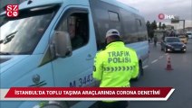 İstanbul'da toplu taşıma araçlarında corona virüs denetimi