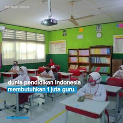 Indonesia Masih Butuh 1 Juta Guru Lagi