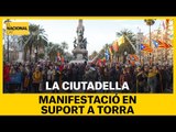 PLE EXTRAORDINARI | Manifestació de suport al president Torra a la Ciutadella