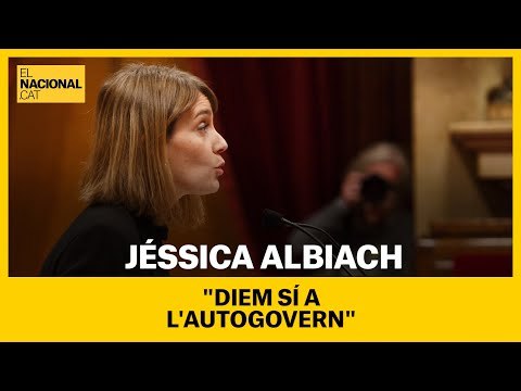 PLE EXTRAORDINARI | Albiach: Diem sí a les institucions catalanes, diem sí a l'autogovern