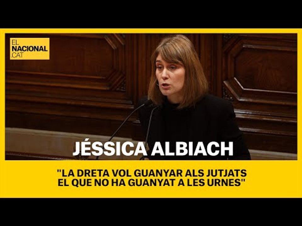 PLE EXTRAORDINARI | Albiach: "La dreta vol guanyar als jutjats el que no va guanyar a les urnes"
