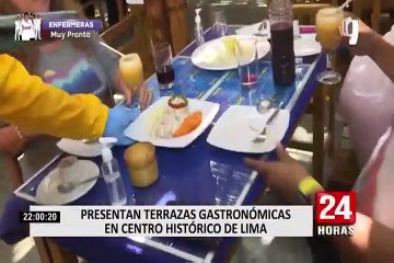 MML presentó terrazas gastronómicas en el Centro Histórico