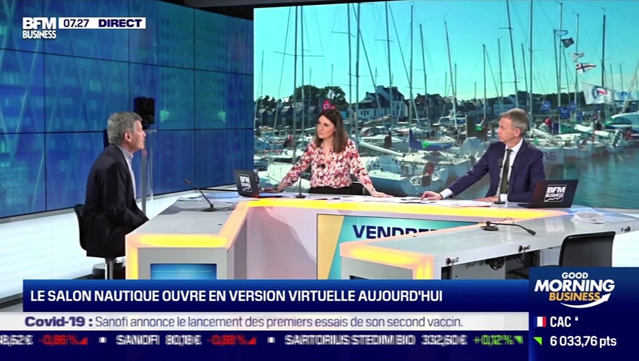 Yves Lyon-Caen (Fédération des industries nautiques) : Le salon nautique ouvre en version virtuelle aujourd'hui - 12/03