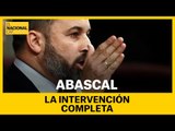 INVESTIDURA SÁNCHEZ | La interveción completa de Santiago Abascal (VOX)