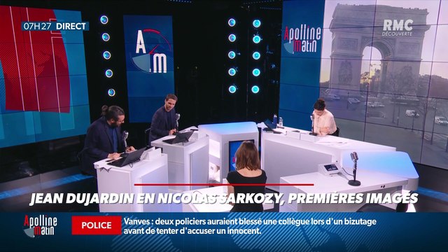 #Magnien, la chronique des réseaux sociaux : Jean Dujardin en Nicolas Sarkozy, premières images - 12/03