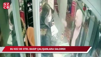 Video herunterladen: Ataşehir'de satırlı saldırgan bu kez de otel basıp çalışanlara saldırdı