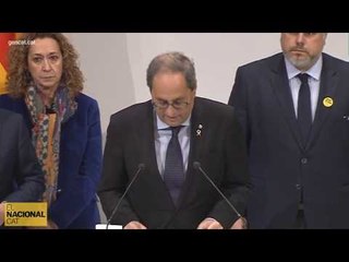 Torra: "No reconeixem els efectes que pugui tenir aquesta resolució del Suprem"