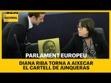 PARLAMENT EUROPEU | Diana Riba torna aixecar el cartell de Junqueras