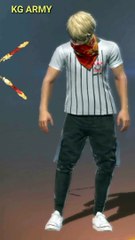 GARENA FREE FIRE BOY'S ATTITUDE STATUS AND SHORT VIDEO KG ARMY 