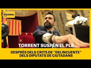 Descargar video: PARLAMENT DE CATALUNYA | Torrent suspèn el ple després dels crits de 