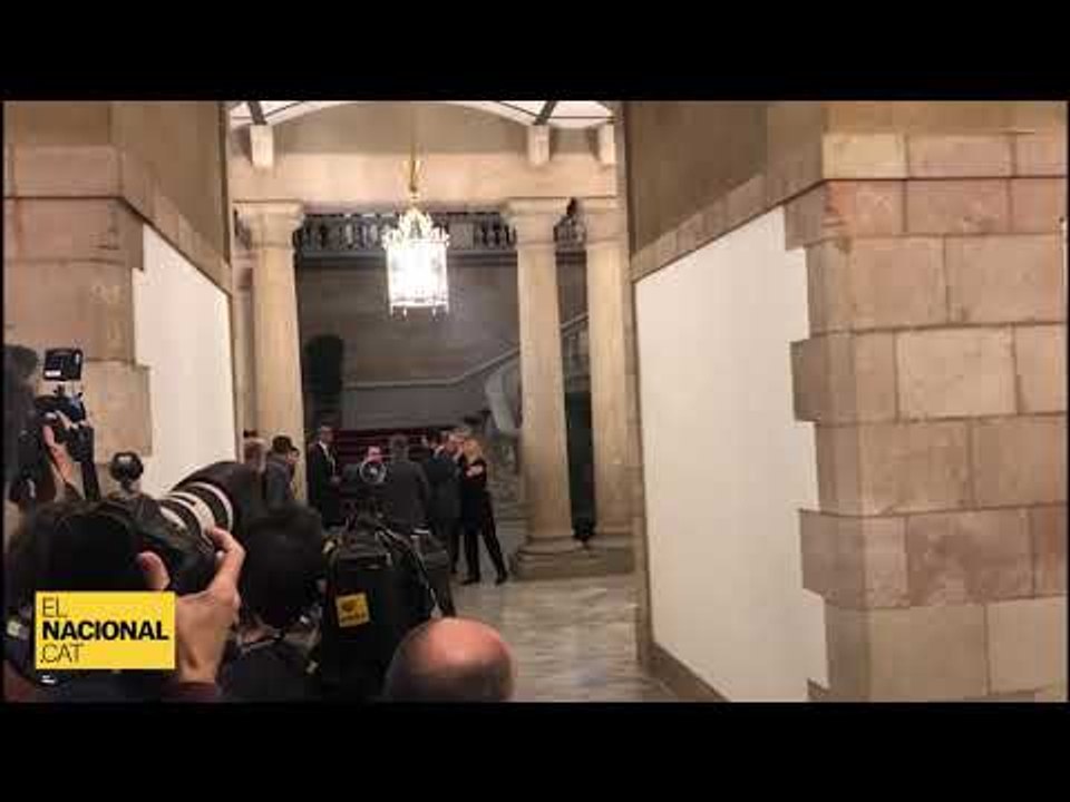 Torra arriba al Parlament
