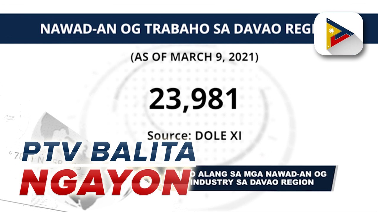 Virtual job fair, gihimo alang sa mga nawad-an og trabaho sa tourism industry sa Davao region