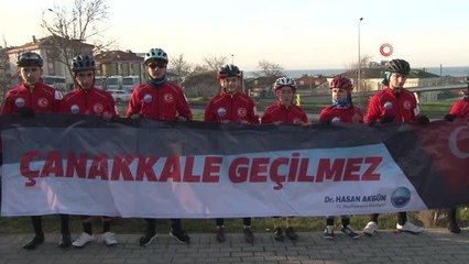 Son dakika! Büyükçekmeceli sporcular Çanakkale Şehitleri için pedal çeviriyor