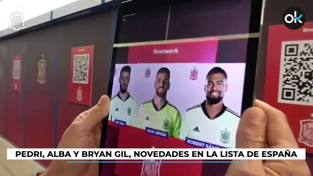Pedri, Alba y Bryan Gil, novedades en la lista de España