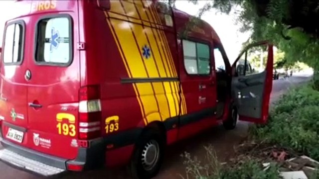 Motociclista fica ferido em colisão com Corsa no Bairro Coqueiral