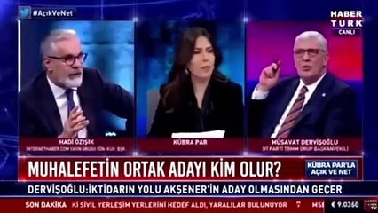 Canlı yayında 'iktidar yanlısı gazeteci' krizi
