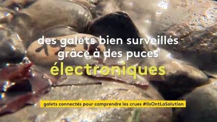 Des galets connectés immergés dans le Gave de Pau pour mieux comprendre les crues