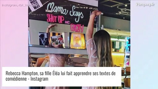 Rebecca Hampton : Sa fille Eléa lui a fourni une aide précieuse pour son retour dans Plus belle la vie