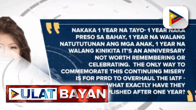 Ilang senador, hindi ikinatuwa ang muling pagtaas ng kaso ng COVID-19 isang taon mula ng magpatupad ng lockdown; pagdinig ng Senado kaugnay sa PNP-PDEA misencounter, sinuspinde