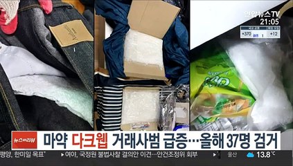 마약 다크웹 거래사범 급증…올해 37명 검거