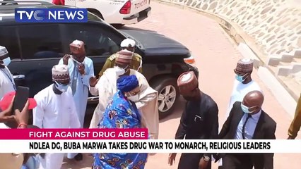 NDLEA DG, Buba Marwa takes drug war to monarch, religious leaders