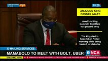 Mamabolo to meet with Bolt, Uber drivers