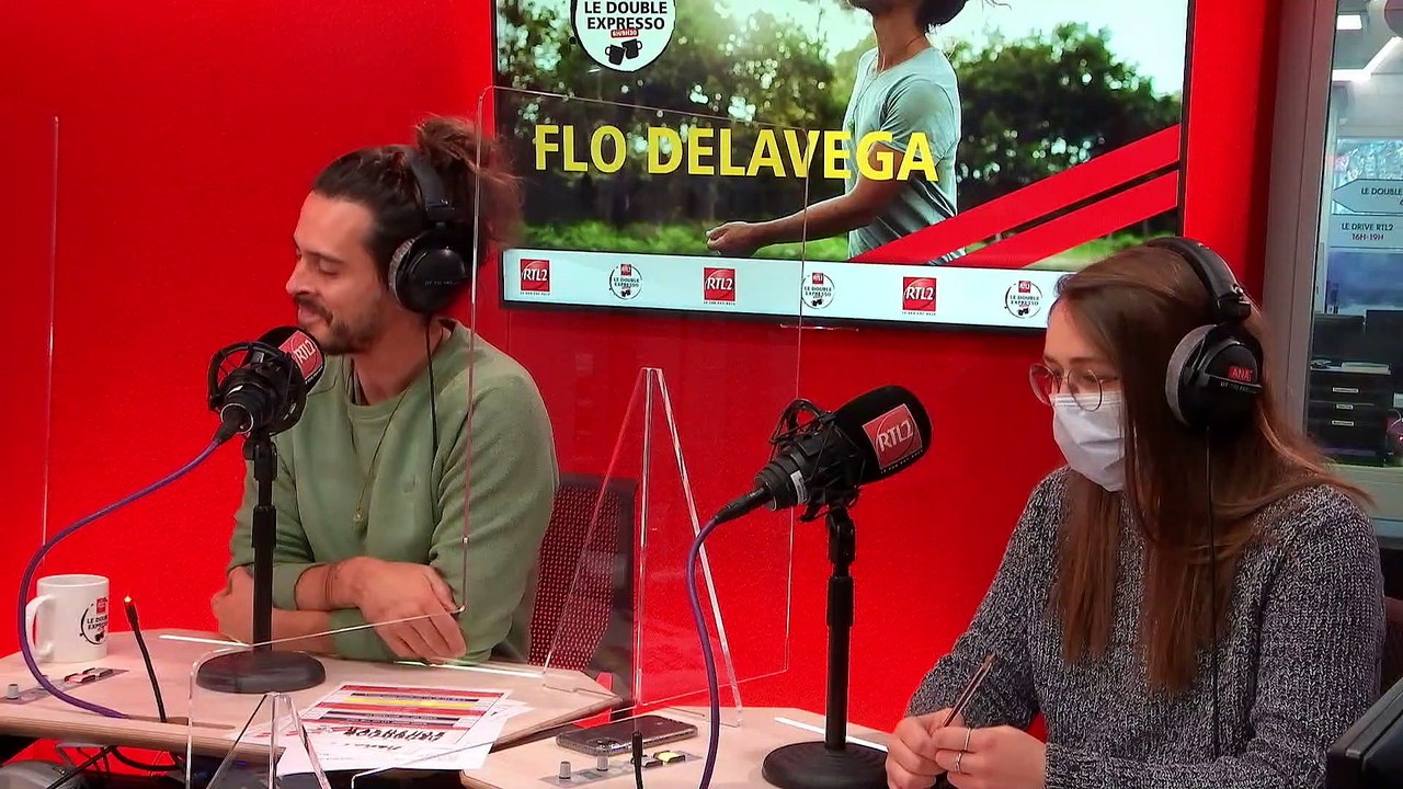 Flo Delavega en live dans Le Double Expresso RTL2 (12/03/21)