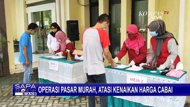 Operasi Pasar Murah, Atasi Kenaikan Harga Cabai yang Makin Pedas