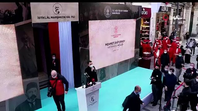 Bakan Ersoy, Mehmet Akif Ersoy Hatıra Evi'nin açılışına katıldı