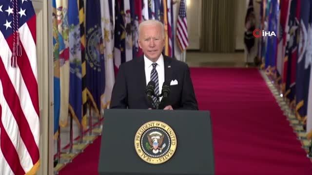 - ABD Başkanı Biden: 1 Mayıs'a kadar tüm yetişkinlere aşı hakkı tanımlanacak - Biden normale dönüşün başlangıcı için 4 Temmuz'u işaret etti