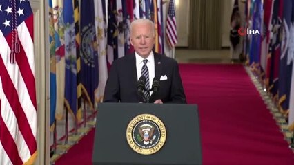 - ABD Başkanı Biden: "1 Mayıs'a kadar tüm yetişkinlere aşı hakkı tanımlanacak"- Biden normale dönüşün başlangıcı için 4 Temmuz'u işaret etti
