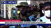 Service Chiefs visit Oyo Governor, CDS assures Nigerians of peace, security