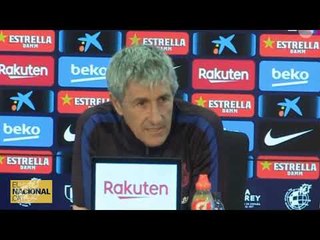 Quique Setién: "Sigo con la misma ilusión y las mismas ganas"