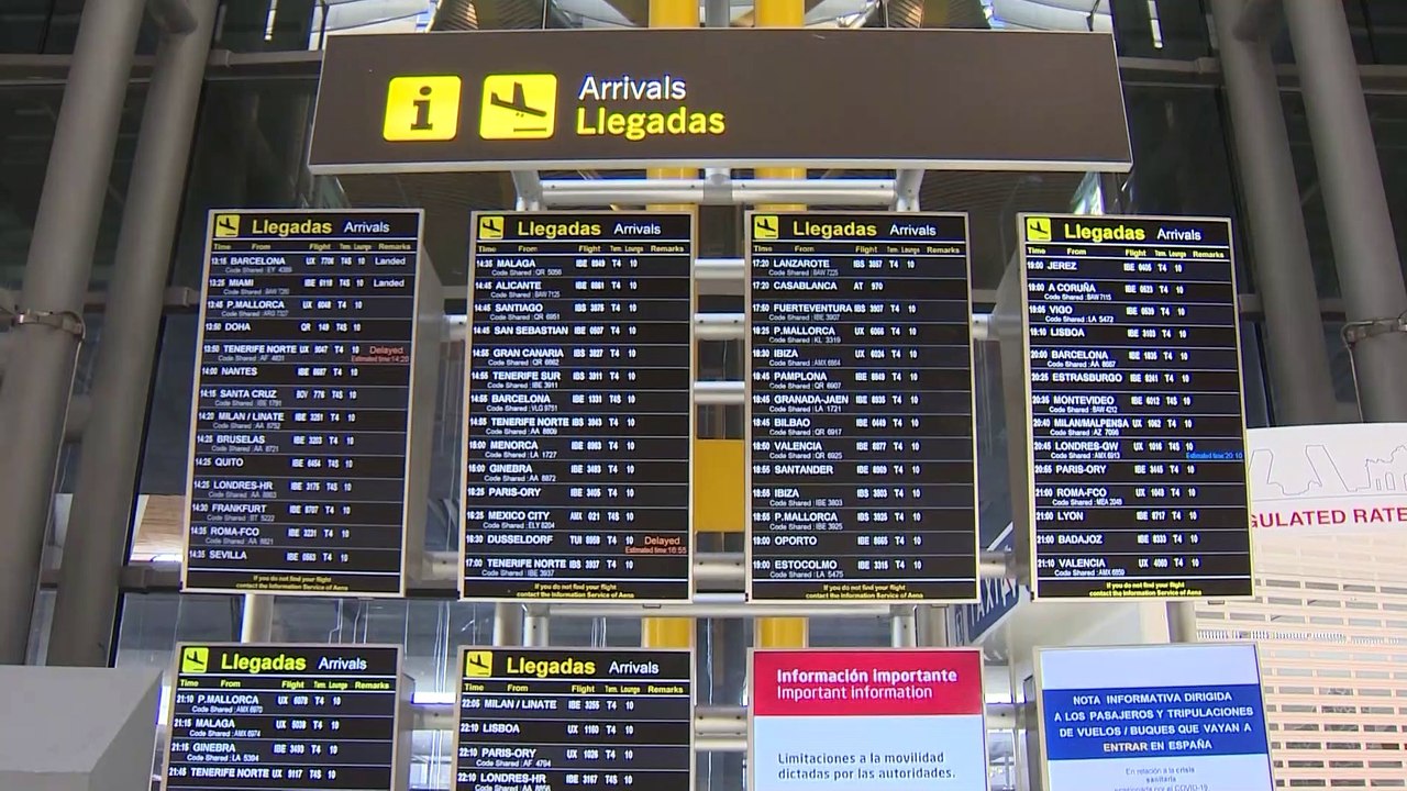 Gobierno prorroga la limitación de vuelos directos con Reino Unido, Brasil y Sudáfrica