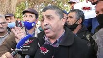 وقفة احتجاجية لعمال وموظفي الجماعات بقلب الدار البيضاء احتجاجا على قرار الاستغناء عن عمال نظافة